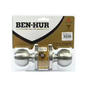 ลูกบิดหัวกลม BENHUR NO.BHC3000SS ห้องทั่วไป