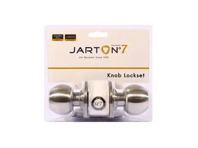 ลูกบิดห้องทั่วไป JARTON หัวกลม SS จานเล็ก 101701
