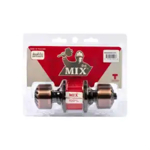 ลูกบิดห้องทั่วไป MIX #C5600ACS P หัวมะยมรมดำ