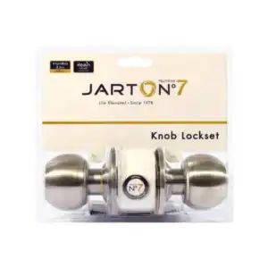 ลูกบิดห้องน้ำ JARTON 65A หัวกลม SS จานเล็ก 101702