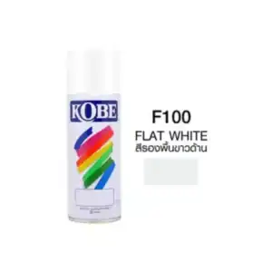 สีสเปรย์ KOBE F100 สีขาวรองพื้น