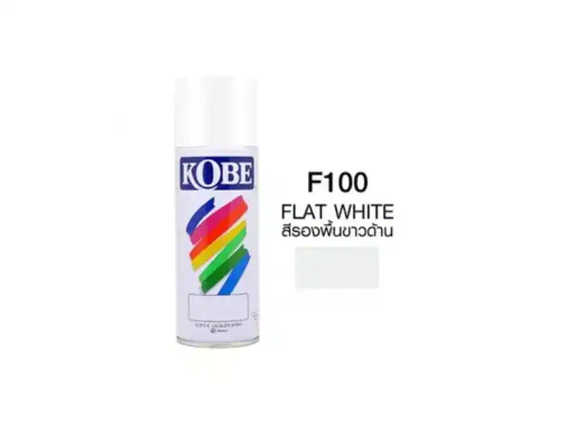 สีสเปรย์ KOBE F100 สีขาวรองพื้น