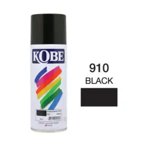 สีสเปรย์ KOBE 910 BLACK ดำเงา