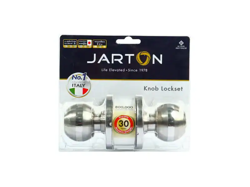 ลูกบิดห้องทั่วไป JARTON หัวกลม สี SSPS 101033