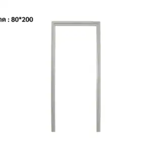 วงกบ ไม้สังเคราะห์ Adjust Eco 80 200 ซับเทาดำ