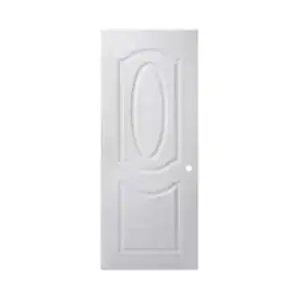 ประตู UPVC PW 90x200 PNR002 สีขาวเจาะ ภายนอก