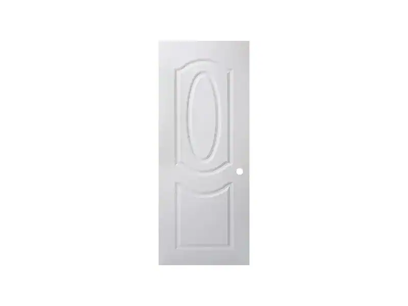 ประตู UPVC L PW 80x200 PNR002 เทาเจาะ ภายนอก