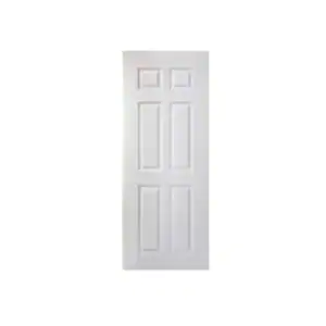 ประตู UPVC PW 80x200 PNR003 ขาวเจาะ ภายนอก