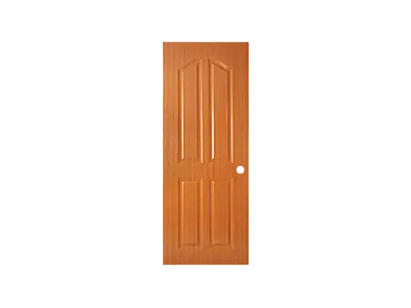 ประตู UPVC PW 80x200 LPNR006 ไม้สักทองเจาะ ใน