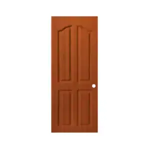 ประตู UPVC PW 80x200 LPNR003 มะค่าแดงเจาะ ใน
