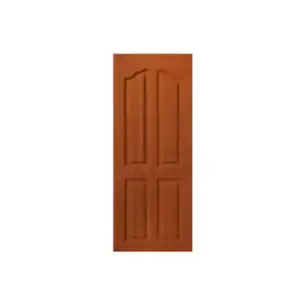 ประตู UPVC PW 80x200 LPNR006 มะค่าแดง เจาะใน