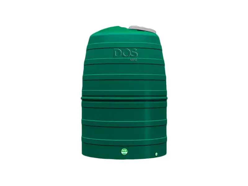 ถังน้ำเก็บน้ำบนดิน DOS GREENERY 2000L สีเขียว