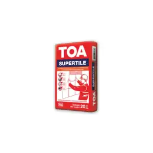 ปูนกาวปูนซีเมนต์ TOA 20 กก./ถุง สีแดง