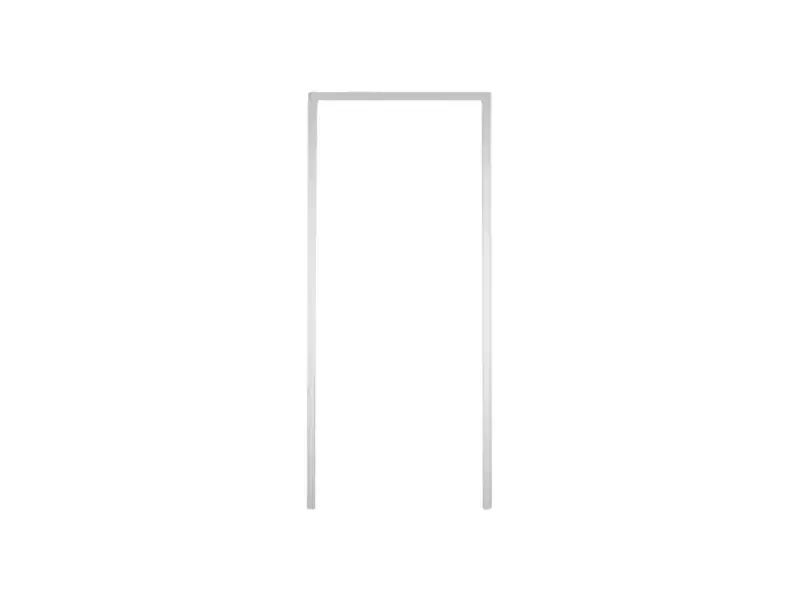 วงกบ UPVC PW 90x200cm แบบผิวเรียบ VSeries ขาว