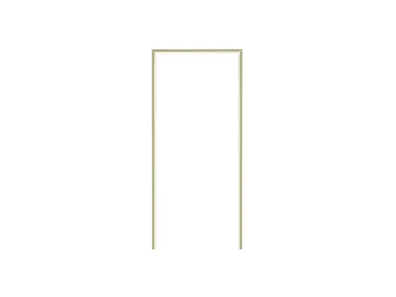 วงกบ PVC PW 80x200cm รุ่น Door Jamb สีครีม
