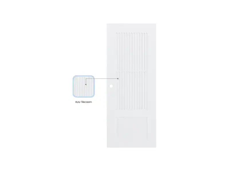 ประตู UPVC PW 70x200 PJR004 ขาวเจาะ