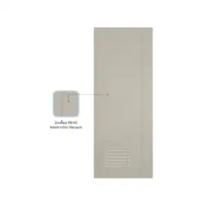 ประตู UPVC COMFORT 70x200 PSW18 เบจ ไม่เจาะ