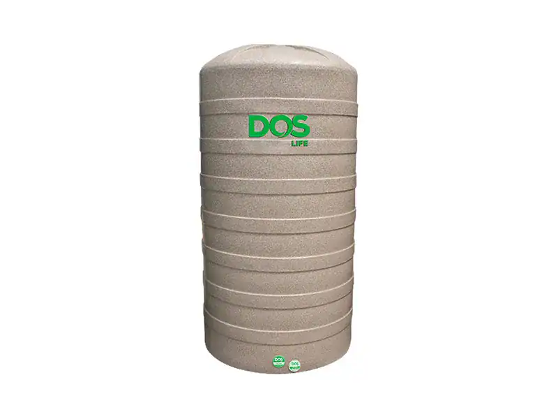 ถังน้ำเก็บน้ำบนดิน DOS GRANITO 1500L สีทราย
