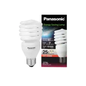 หลอดทอร์นาโด PANASONIC 25W. วอร์มไวท์