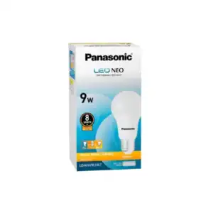 หลอดกลม Panasonic LED 9W E27 WARM WHITE