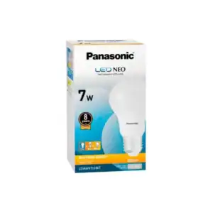 หลอดกลม Panasonic LED 7W E27 WARM WHITE