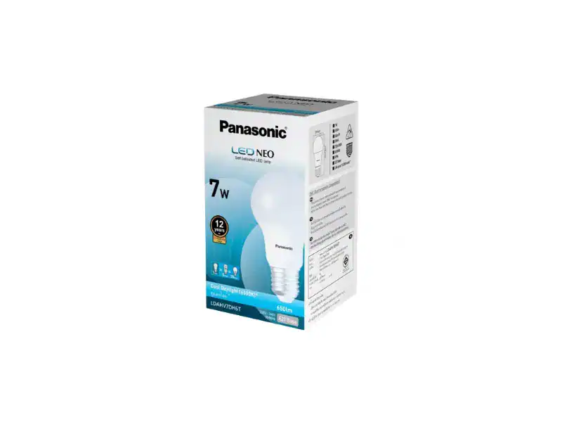 หลอดกลม Panasonic LED 7W E27 DAYLIGHT