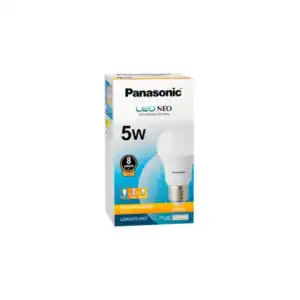 หลอดกลม Panasonic LED 5W E27 WARM WHITE