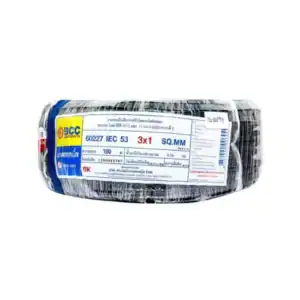 สายไฟ VCT 3 1.0 sqmm BCC 100 ม.ม้วน