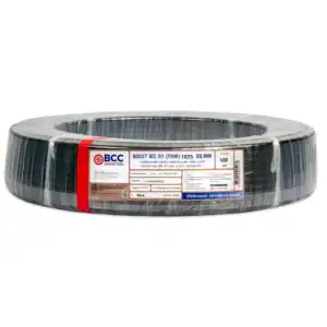 สายไฟ THW 25 sqmm BCC สีดำ (100ม.ม้วน)