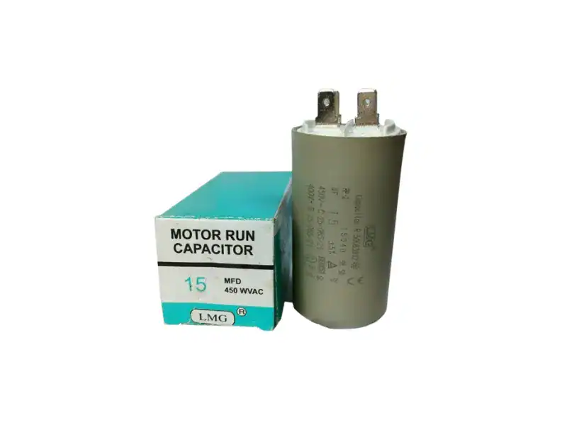 คอนเดนเซอร์ 15 UF(MFD) 450V มีสาย