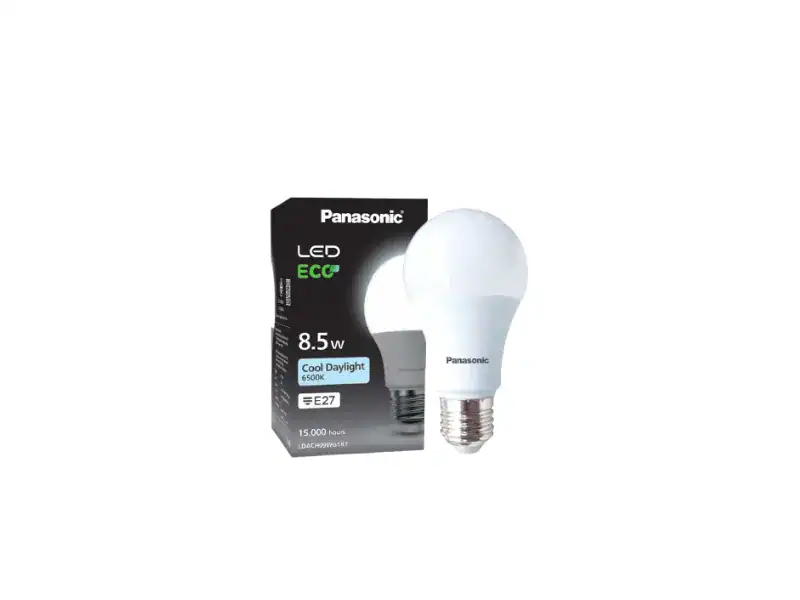 หลอดกลม Panasonic LED ECO 8.5W E27 Cool Daylight