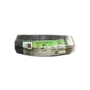 สายไฟ VCT 3 1.0 sqmm PKS สีดำ (100 ม.ม้วน)