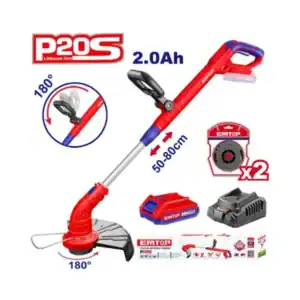 เครื่องตัดหญ้าไร้สาย EMTOP P20S ELGT203011 1X