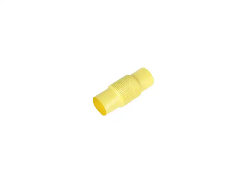 ข้อต่อท่อย่น PVC สีเหลือง 34"