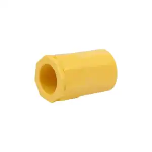 ข้อต่อเข้ากล่องร้อยสาย PVC 34" สีเหลือง