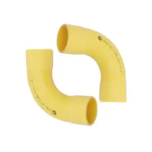 ข้อโค้ง PVC 90 สีเหลือง 1 12" สั้น ES2