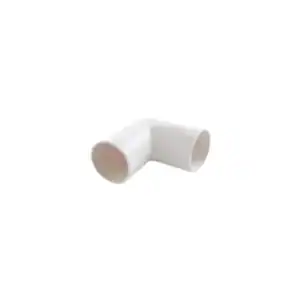 ข้องอ PVC 90 สีขาว 34" ฝาปิดร้อยสาย