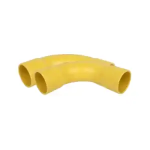 ข้อโค้ง PVC 90 สีเหลือง 2" สั้น H ES2