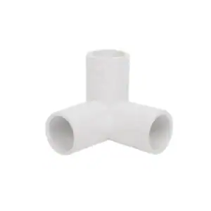 สามทางตั้งฉาก PVC 34" (20) สีขาว