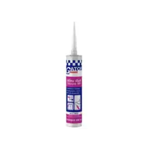 ซิลิโคน จระเข้ไร้กรด MP Gator 280ml. สีขาว