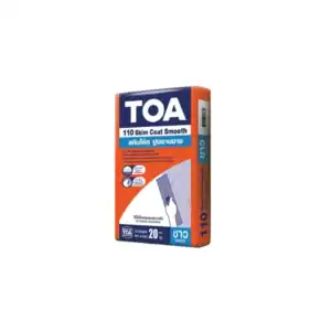 ปูนฉาบบาง TOA 110 ปูนฉาบบาง สีขาว 20 กก.