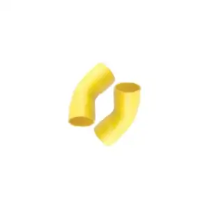 ข้อโค้ง PVC สีเหลือง 2" สั้น