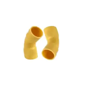 ข้อโค้ง PVC 45 สีเหลือง 1 12" สั้น