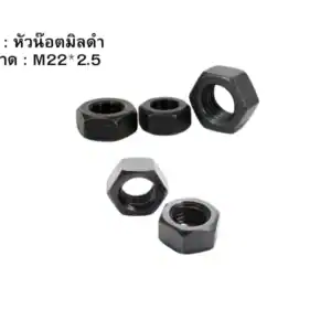 หัวน๊อตมิลดำ M22 2.5